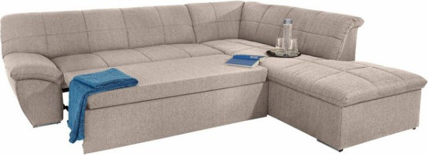 DOMO collection Ecksofa Flash, wahlweise mit Bettfunktion