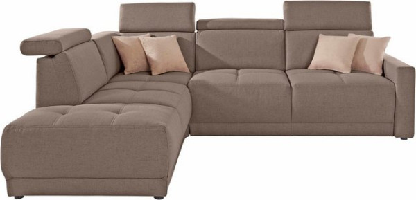 DOMO collection Ecksofa Ava, mit Ottomane, Federkern wahlweise mit Kopfteilverstellungen