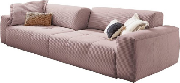 3C Candy Big-Sofa Yoshy, Zwei Sitztiefen durch verstellbare Rückenlehne, Bezug in Cord