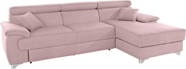 DOMO collection Ecksofa Mira, wahlweise mit Bettfunktion und Bettkasten