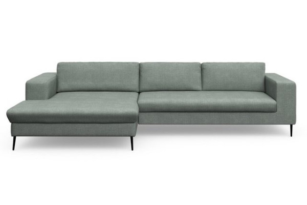 DOMO collection Ecksofa Modica, moderne Optik mit großzügiger Recamière, auch in Cord