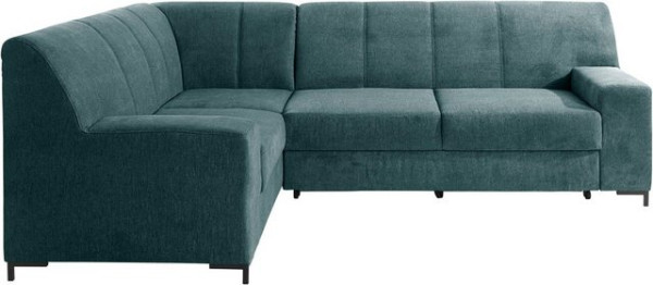 DOMO collection Ecksofa Ledas, mit extrabreiten Armteilen, wahlweise mit Bettfunktion