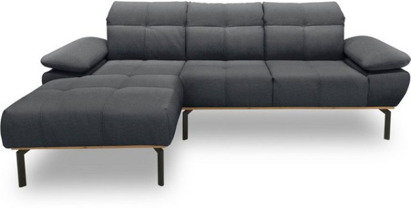 DOMO collection Ecksofa 100010, wahlweise mit Kranz