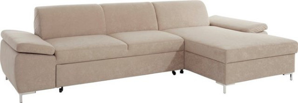 DOMO collection Ecksofa Santana, wahlweise mit Bettfunktion