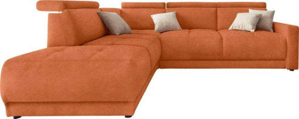 DOMO collection Ecksofa Ava, mit Ottomane, Federkern wahlweise mit Kopfteilverstellungen