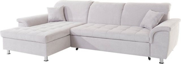 DOMO collection Ecksofa Franzi, wahlweise mit Kopfteilverstellung (dann Tiefe: 170 cm)