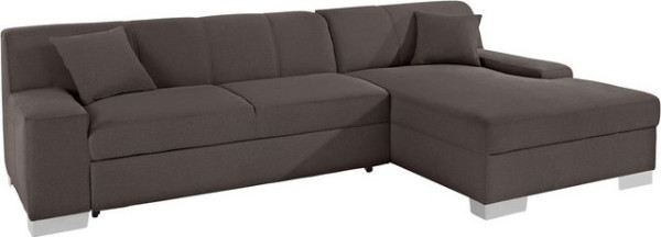 DOMO collection Ecksofa Bero, wahlweise mit Bettfunktion