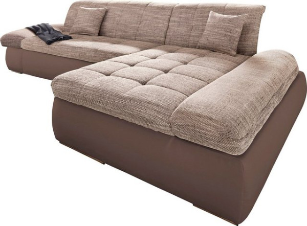 DOMO collection Ecksofa PB Moric wahlweise mit Bettfunktion + Armteilverstellung, Schlafsofa, im XXL