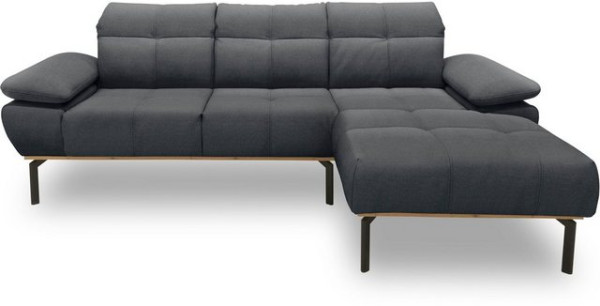 DOMO collection Ecksofa 100010, wahlweise mit Kranz