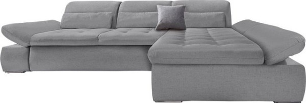 DOMO collection Ecksofa Aldo, mit Recamiere, wahlweise mit Bettfunktion