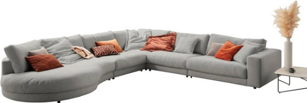 3C Candy Ecksofa Enisa II, incl. 3 Flatterkissen, wahlweise mit Flecken-Schutz-Bezug Easy care