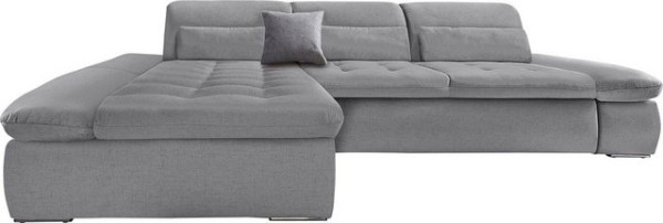 DOMO collection Ecksofa Aldo, mit Recamiere, wahlweise mit Bettfunktion