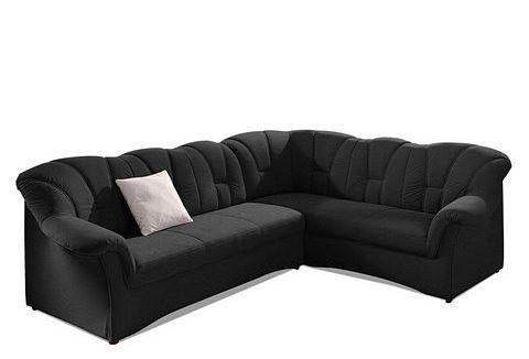 DOMO collection Ecksofa Papenburg B/T/H: 242/190/84 cm, wahlweise mit Bettfunktion, Langer Schenkel