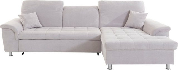 DOMO collection Ecksofa Franzi, wahlweise mit Kopfteilverstellung (dann Tiefe: 170 cm)