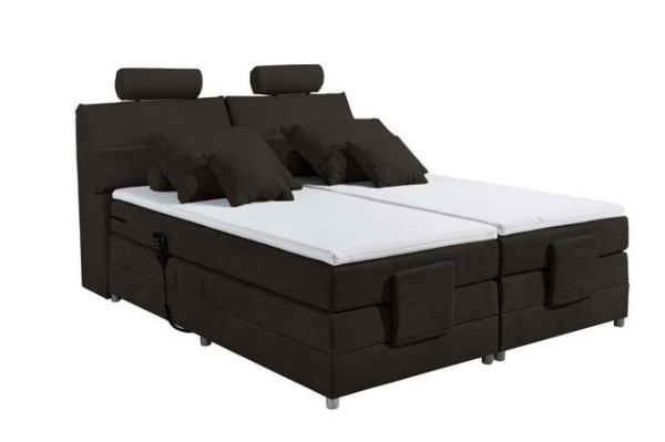 ED EXCITING DESIGN Boxspringliege (180 x 200 cm, Palermo), Grau