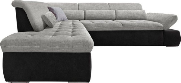 DOMO collection Ecksofa Aldo, mit Ottomane, wahlweise mit Bettfunktion