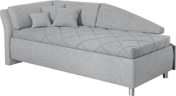 ADA trendline Schlafsofa Lindsay, Bettkasten, Zierkissen-Set aus: 2 Stk. 40x40cm, 1 Stk. 30x30cm