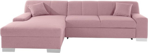 DOMO collection Ecksofa Bero, wahlweise mit Bettfunktion