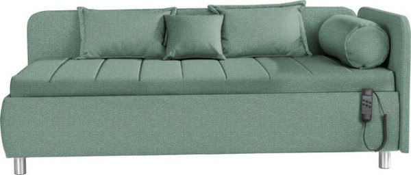 ADA trendline Schlafsofa Kiana, Liegefläche 90/200 cm oder 100/200 cm, Bettkasten, Zierkissen-Set