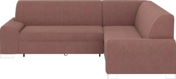 DOMO collection Ecksofa Anzio, Wahlweise mit Bettfunktion und Federkern