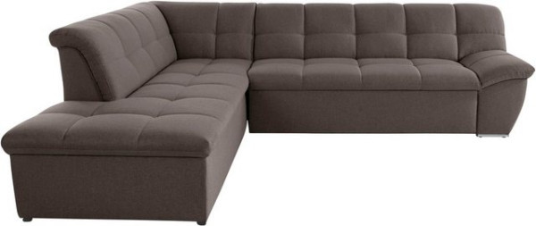 DOMO collection Ecksofa Lagoa, wahlweise mit Bettfunktion, frei im Raum stellbar, große Farbvielfalt