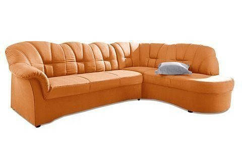 DOMO collection Ecksofa Papenburg, mit Ottomane, wahlweise mit Bettfunktion