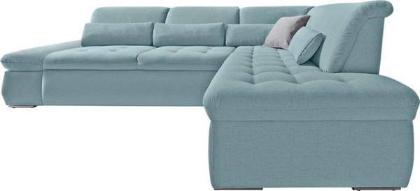 DOMO collection Ecksofa Aldo, mit Ottomane, wahlweise mit Bettfunktion