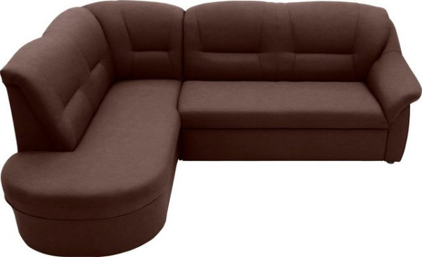 DOMO collection Ecksofa Faenza, DOMO collection Ecksofa, mit Ottomane, wahlweise mit Bettfunktion