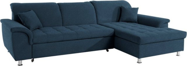 DOMO collection Ecksofa Franzi, wahlweise mit Kopfteilverstellung (dann Tiefe: 170 cm)