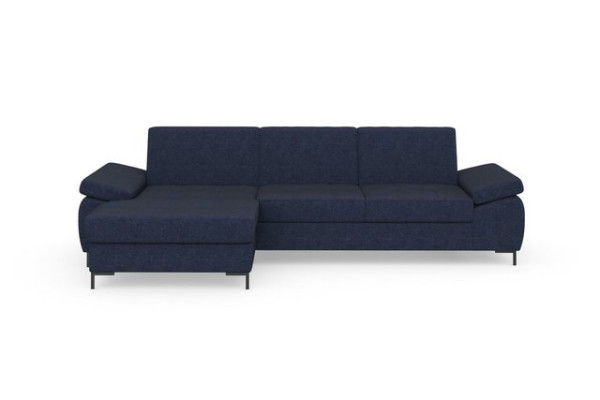 DOMO collection Ecksofa Capelo, mit Armteilverstellung, wahlweise mit Bettfunktion, Federkern