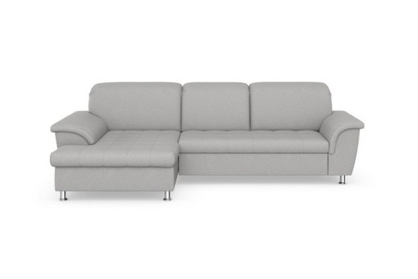 DOMO collection Ecksofa Franzi Steppung im Sitzbereich B7T/H: 278/162/80 cm, Schlafsofa, wahlweise m