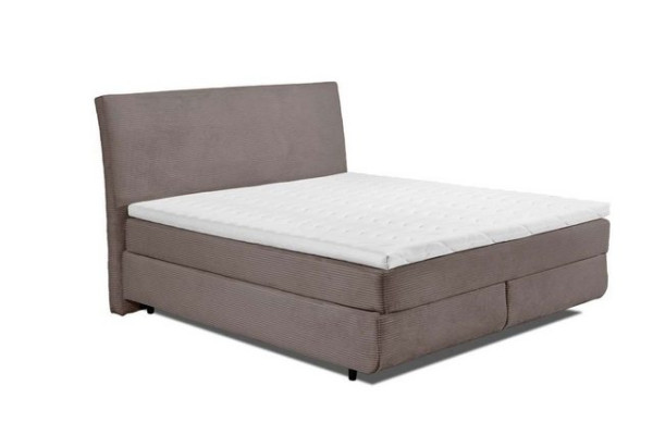 ED EXCITING DESIGN Boxspringliege (180 x 200 cm, Marbella), Braun