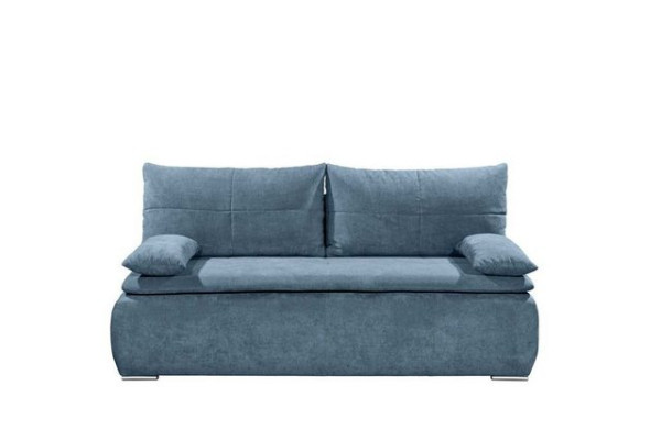 ED EXCITING DESIGN Schlafsofa, Jana Schlafsofa 208x95 cm Sofa Couch Schlafcouch Blau (Denim)