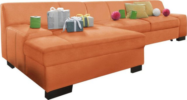 DOMO collection Ecksofa Norma, wahlweise mit Bettfunktion