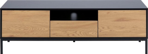 ACTONA GROUP TV-Schrank 1 Schublade, 1 offenem Fach und 2 geschlossenen Fächern, Breite 140 cm