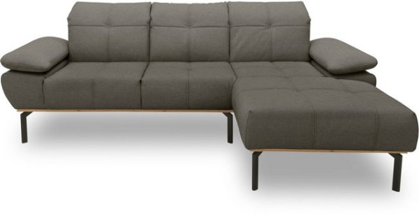 DOMO collection Ecksofa 100010, wahlweise mit Kranz