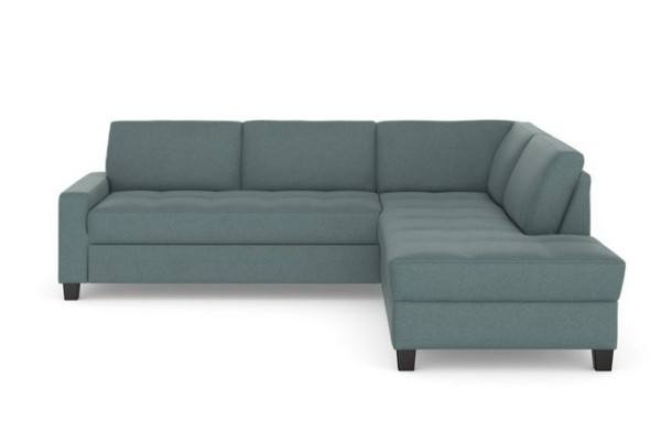 DOMO collection Ecksofa Florentina, wahlweise mit Bettfunktion, mit Kontrastnaht