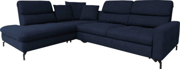 ADA trendline Ecksofa Louis, Breite 286 cm, Rückenlehnenverstellung, wahlweise mit Bettfunktion