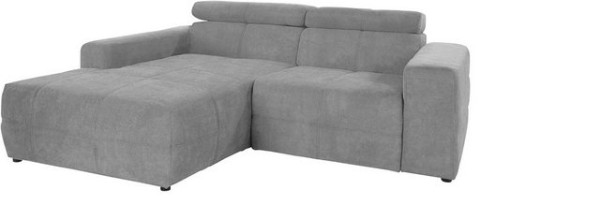 DOMO collection Ecksofa Brandon kleine Ausführung B/T/H: 214/100/80 cm, Mit Kopfteilverstellung, auc