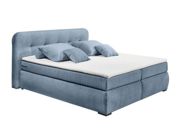 ED EXCITING DESIGN Boxspringliege (180 x 200 cm, La Palma), Blau