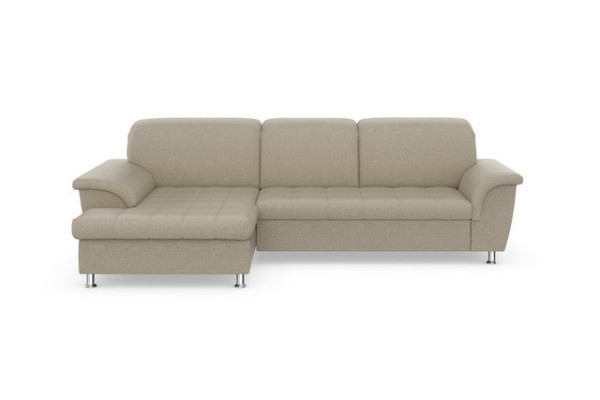 DOMO collection Ecksofa Franzi Steppung im Sitzbereich B7T/H: 278/162/80 cm, Schlafsofa, wahlweise m