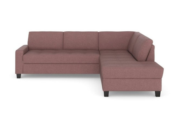 DOMO collection Ecksofa Florentina, wahlweise mit Bettfunktion, mit Kontrastnaht