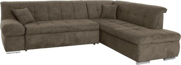 DOMO collection Ecksofa Mona, wahlweise mit Bett- und Armlehnfunktion