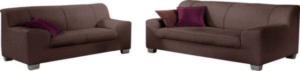 DOMO collection Polstergarnitur Amando, (Spar-Set), bestehend aus 2er- und 3er-Sofa