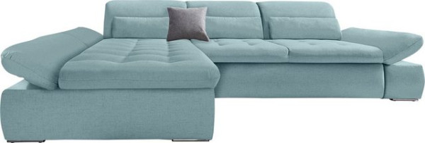 DOMO collection Ecksofa Aldo, mit Recamiere, wahlweise mit Bettfunktion