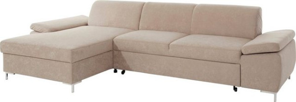 DOMO collection Ecksofa Santana, wahlweise mit Bettfunktion