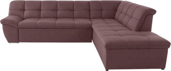 DOMO collection Ecksofa Lagoa, wahlweise mit Bettfunktion, frei im Raum stellbar, große Farbvielfalt