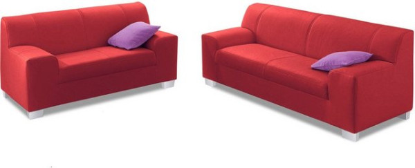 DOMO collection Polstergarnitur Amando, (Spar-Set), bestehend aus 2er- und 3er-Sofa