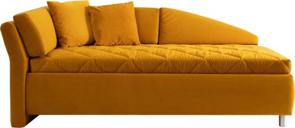 ADA trendline Schlafsofa Lindsay, Bettkasten, Zierkissen-Set aus: 2 Stk. 40x40cm, 1 Stk. 30x30cm