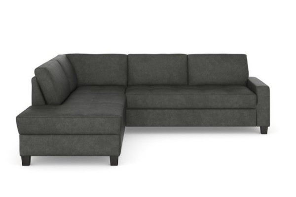 DOMO collection Ecksofa Florentina, wahlweise mit Bettfunktion, mit Kontrastnaht